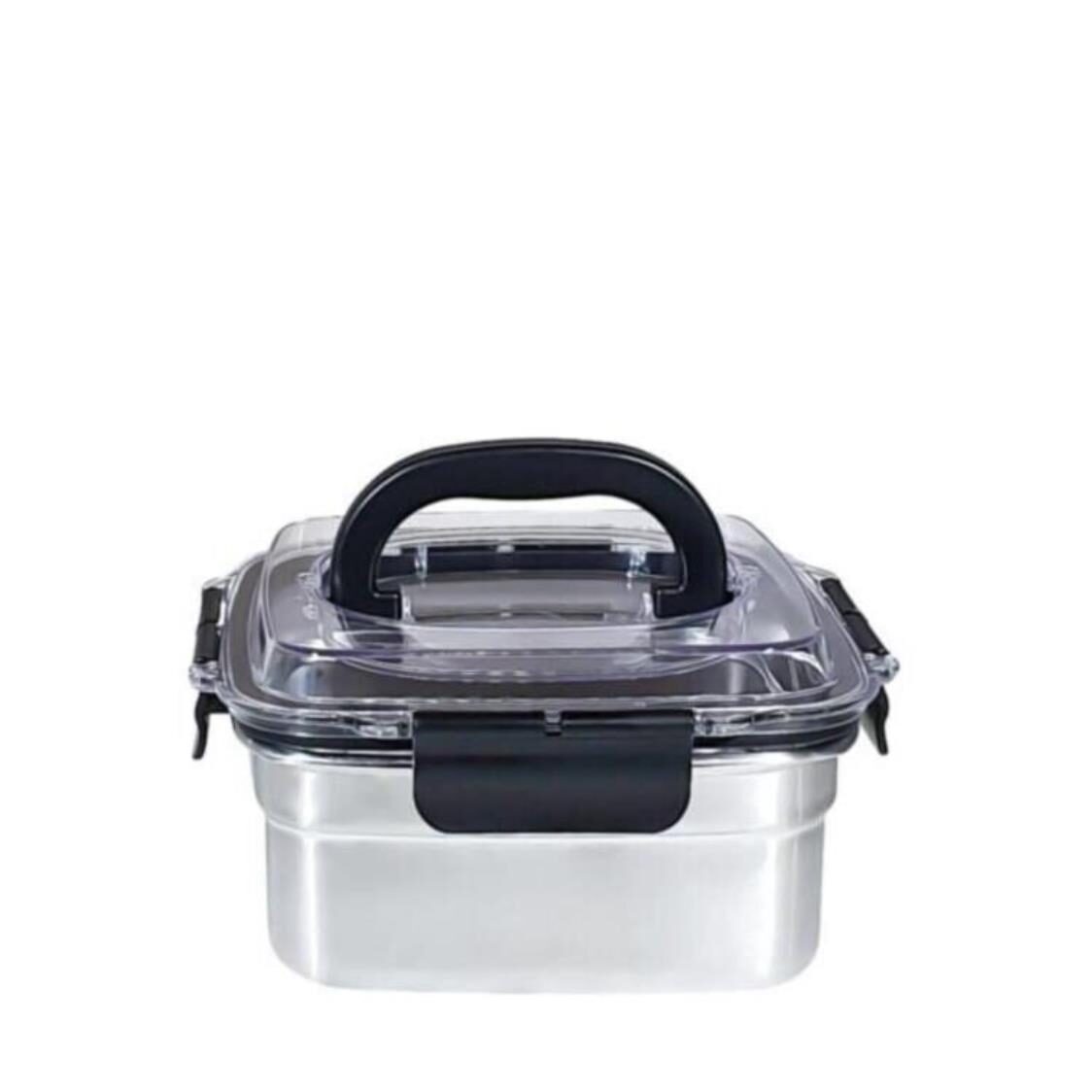 JVR Stainless Square Container With Lid 1600ml