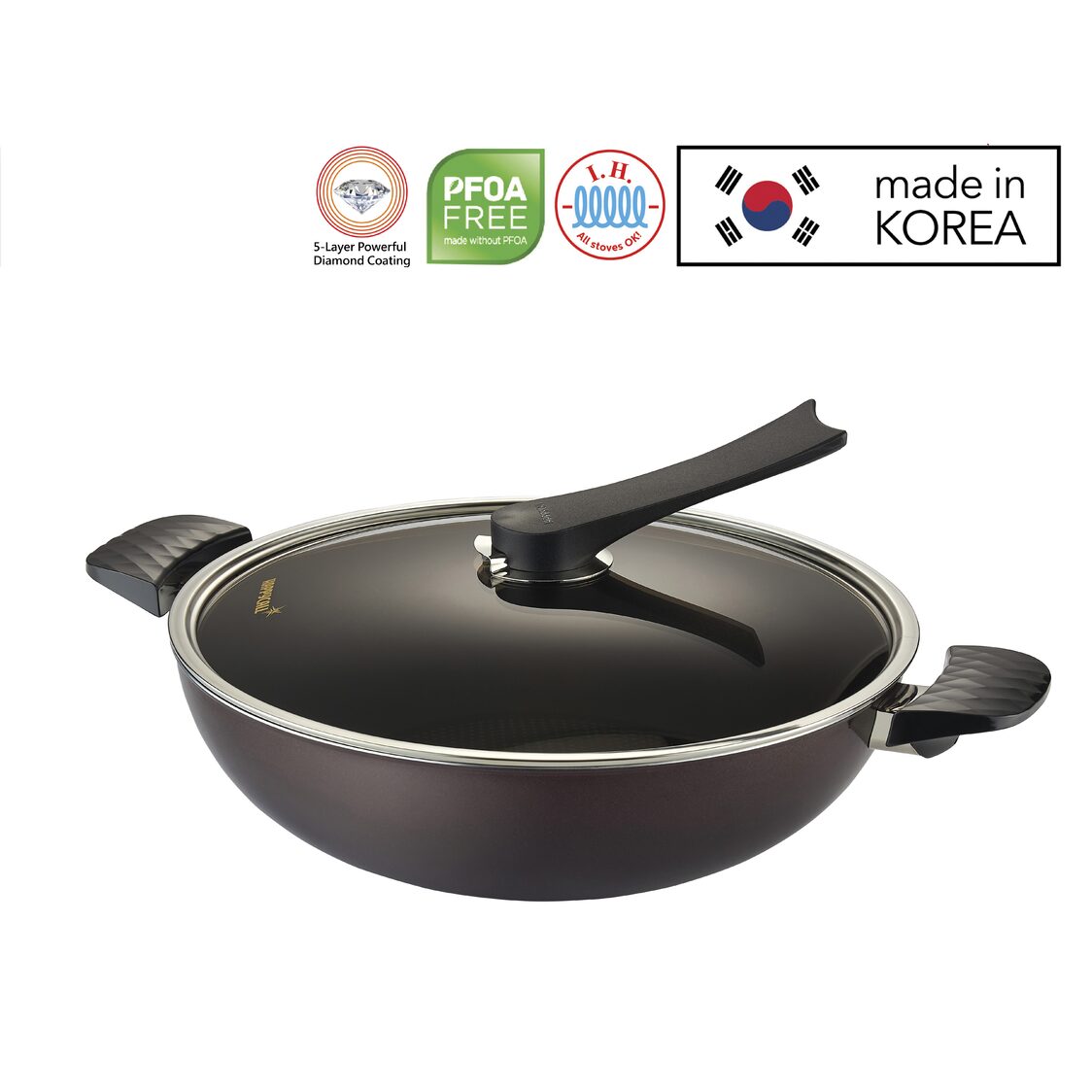 GEMKOCH MULTI WOK & STEAMER 32cm