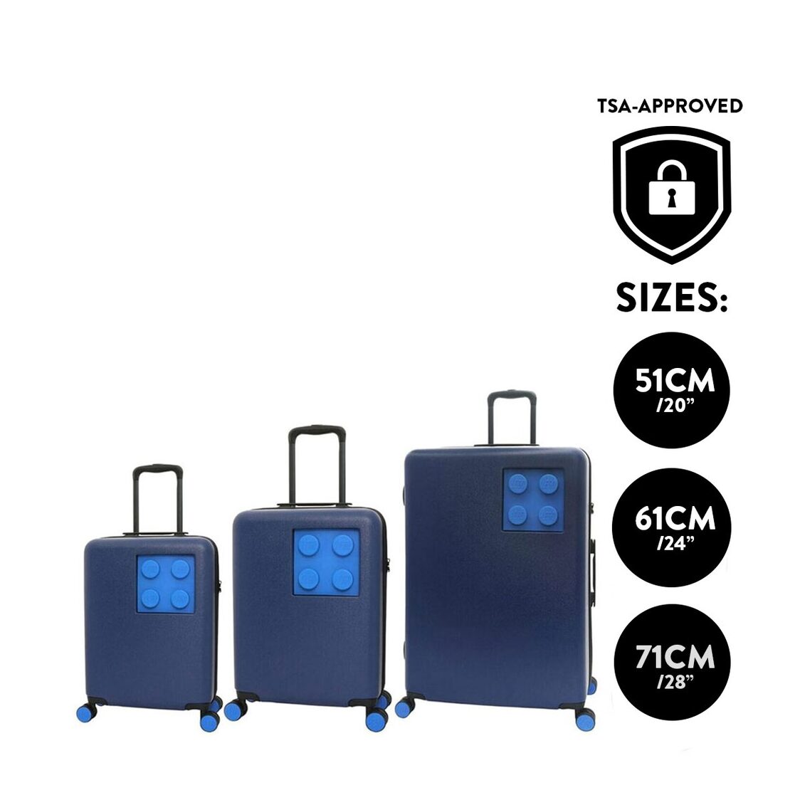 Lego luggage 2024