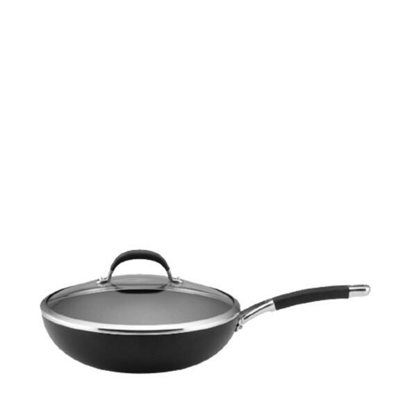 Meyer Circulon Premier Professional 36cm Non-stick Chinese Wok With  Stainless Steel Lid - Induction