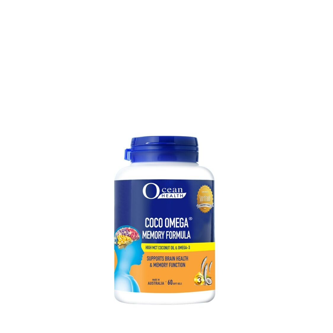 Ocean Health Coco Omega Memory Formula 60s