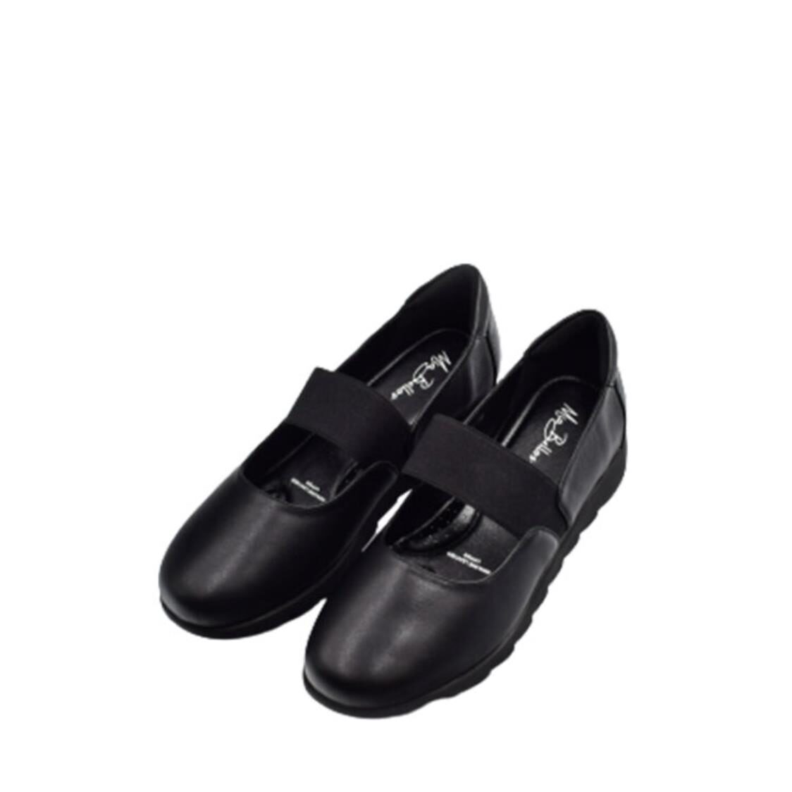 Mia Bellos Easy Wear Comfort Leather Shoe Black MB5050