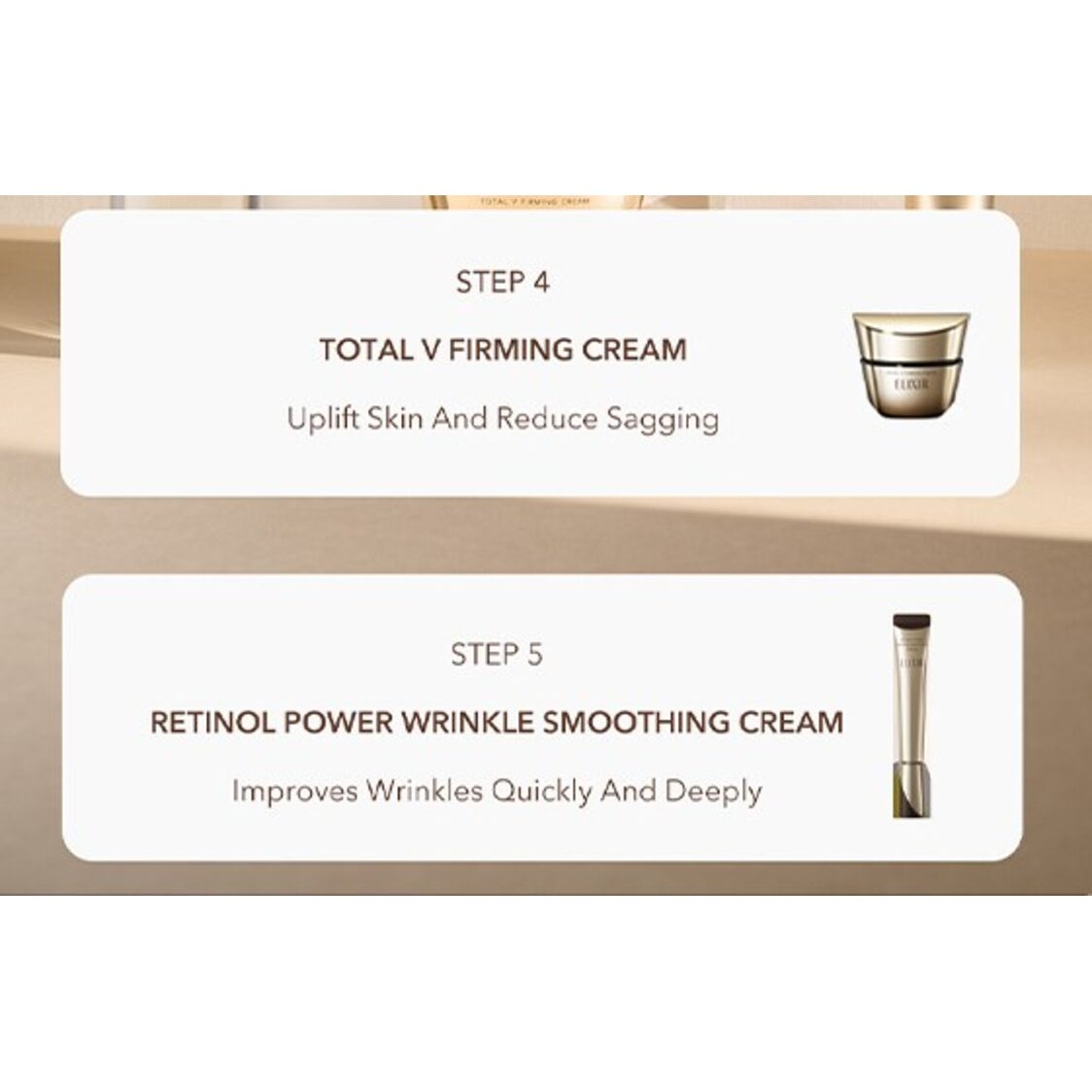 Shiseido Elixir Total V Wrinkle Firming Cream 50g – Japanese