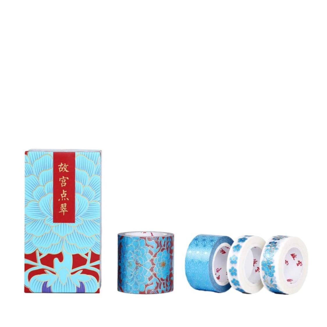 Xuan Culture  Lifestyle Kingfisher Blue Decorative Tape Set