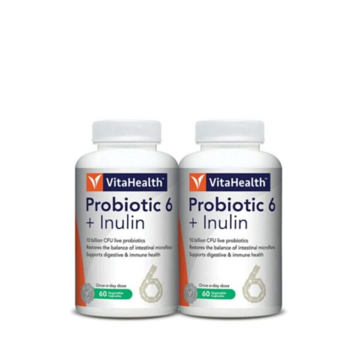 VitaHealth Probiotic 6  Inulin 2x60s