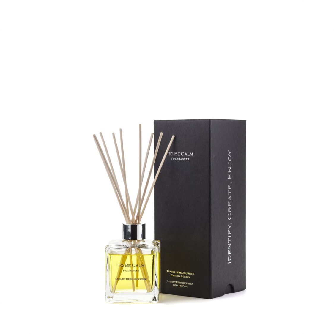 To Be Calm Travelers Journey - White Tea Ginger - Reed Diffuser 150ml