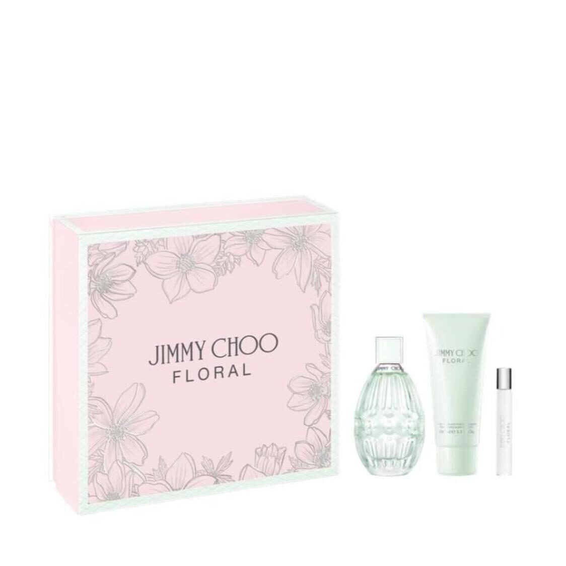 Jimmy choo floral духи. Джимми Чу Флорал. Jimmy Choo парфюмерный набор. Джимми Чу духи Флорал 100. Jimmy Choo Floral 40.