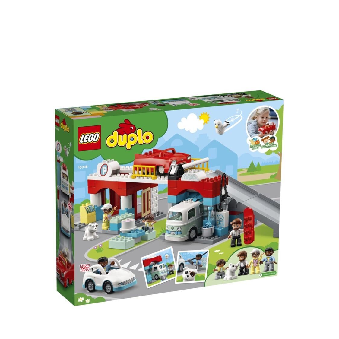 duplo parking garage and car wash