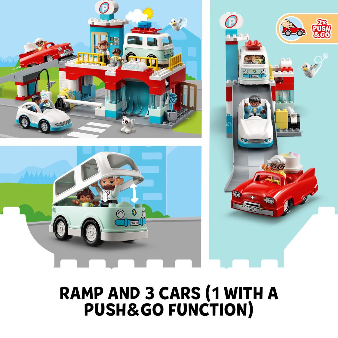 duplo parking garage and car wash