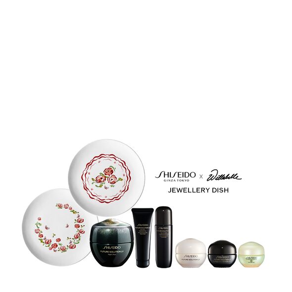 SHISEIDO ２つSET♥ Pędzel i żel Shiseido Daiya Fude Face Duo, 2 szt., zestaw do