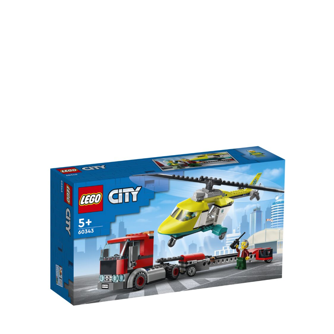 LEGO 60343 City Great Vehicles Rescue Helicopter Transport