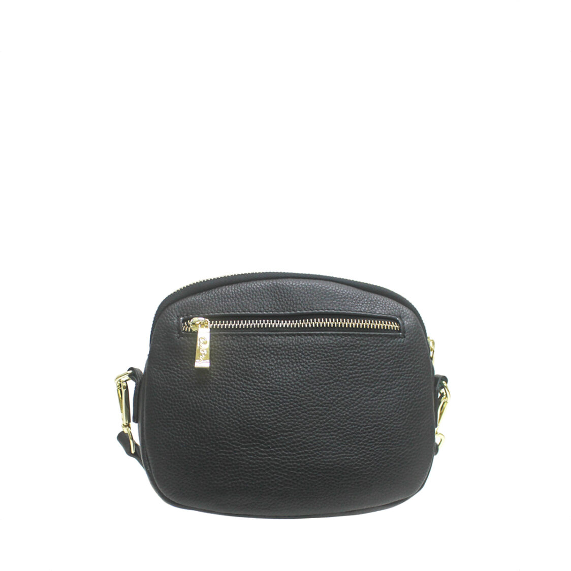 Carlo Rino Leather Sling Bag Black 34462-803-08 Metro Department Store