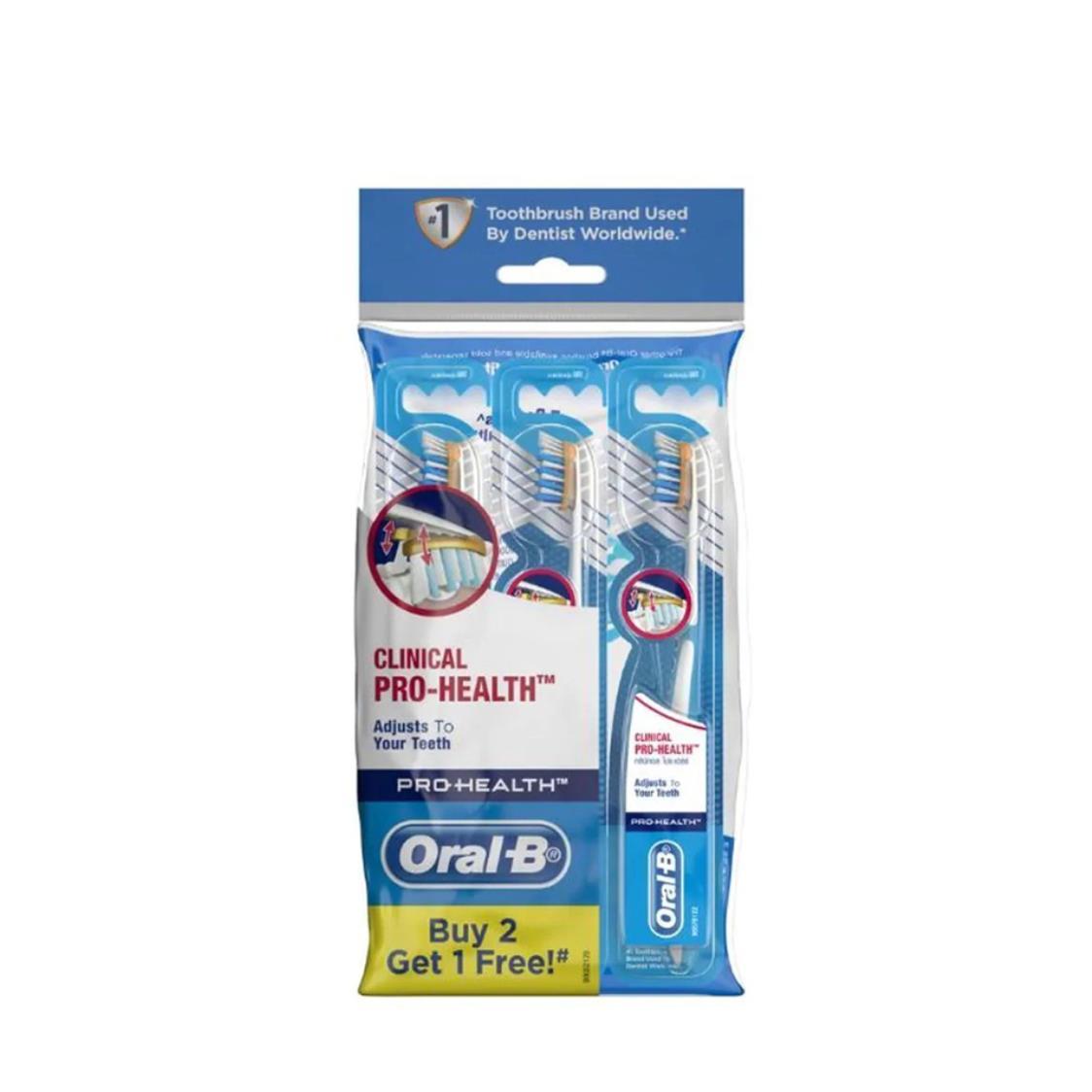 Pro-Health Clinical Soft Manual Toothbrush 3 Count