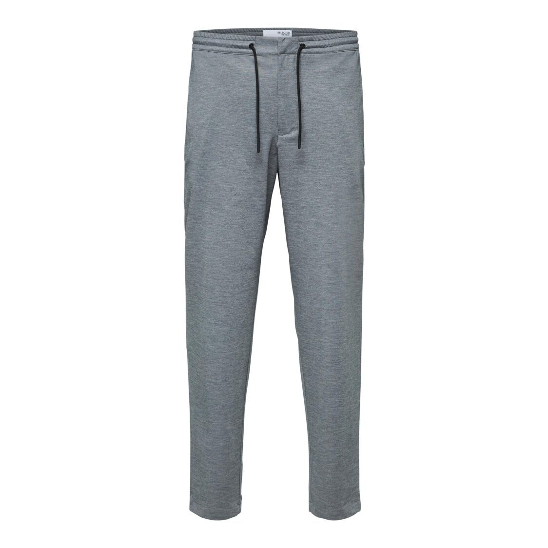 Selected Homme Slim Tapered-Connor Trousers Grey Melange
