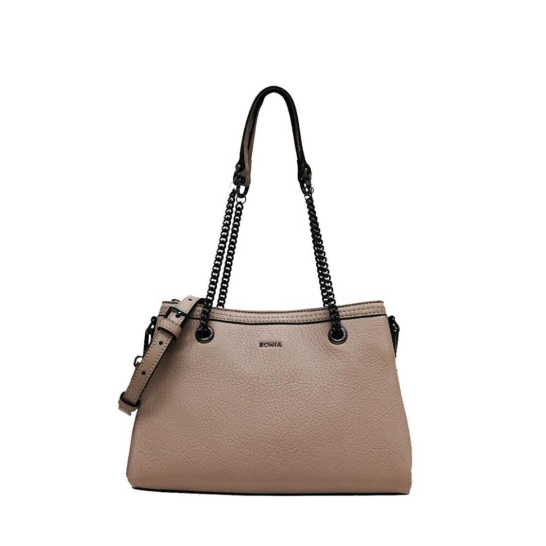 Bonia Leather Shoulder Bag M 801411-002-64