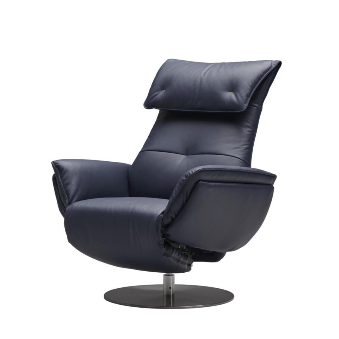 Iloom Wolke Chair - Full Leather L664A Denim