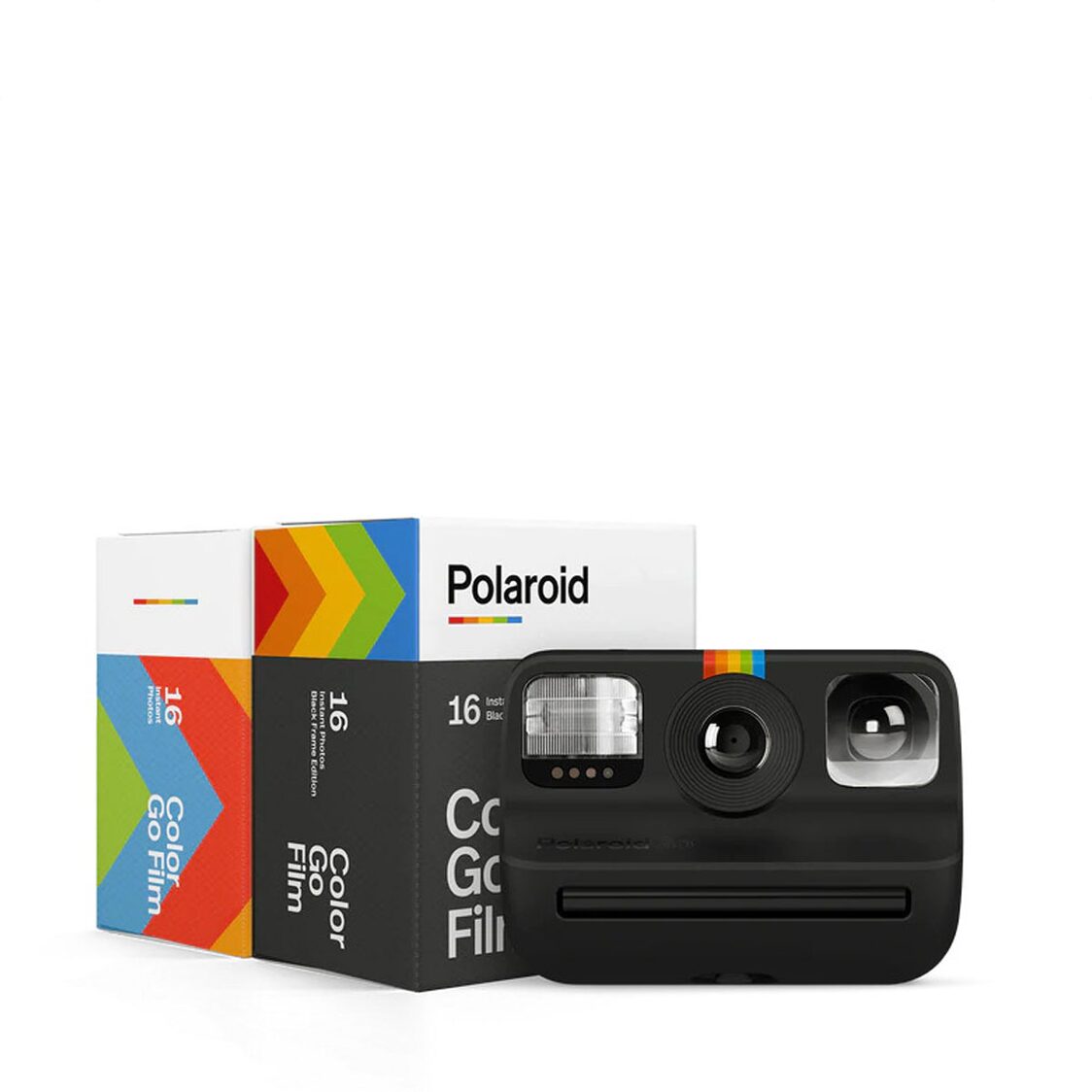 Polaroid GO Black Bundle with Black  White Frame Film