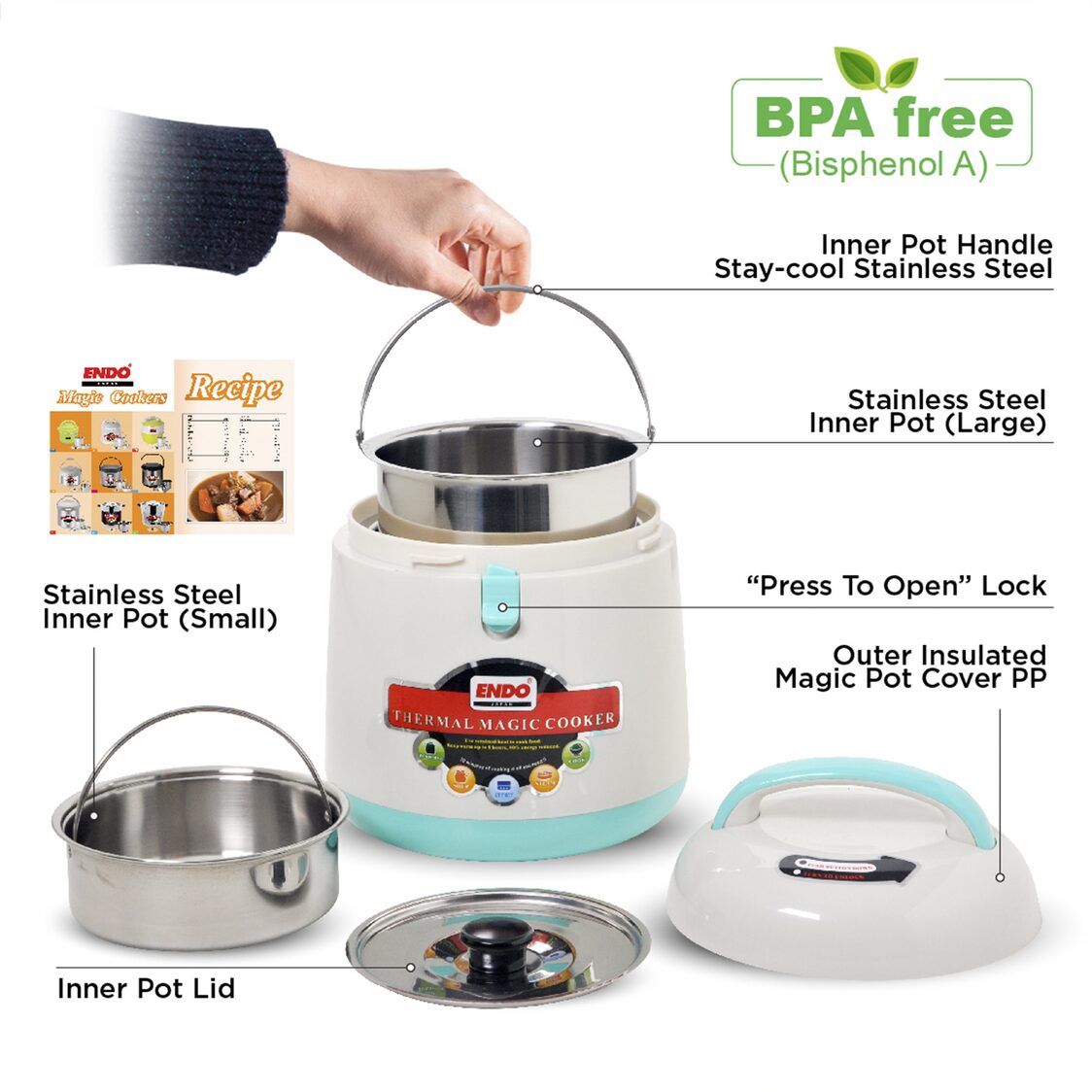 ENDO JAPAN - THERMAL MAGIC COOKER - HOW TO USE BY HEAP SENG GROUP 