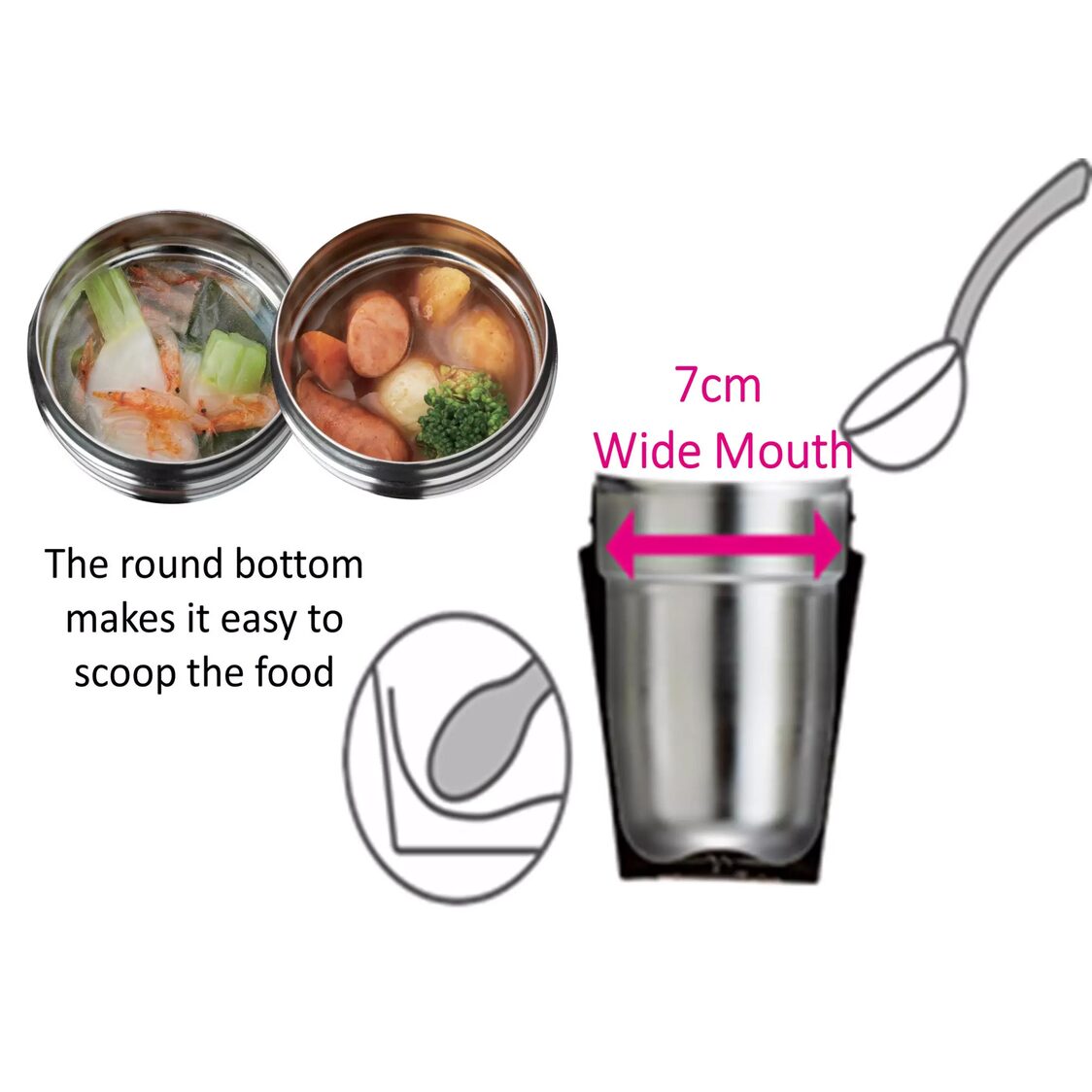 TIGER Tiger Thermos Vacuum Insulated Soup Jar 380ml Insulated