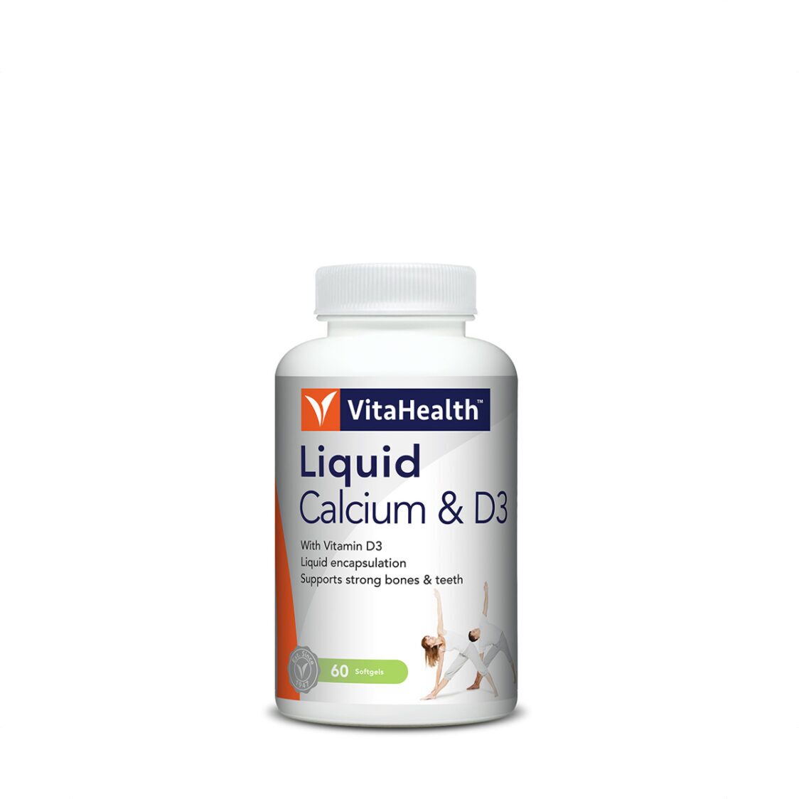 VitaHealth Liquid Calcium  D3 60 Softgels