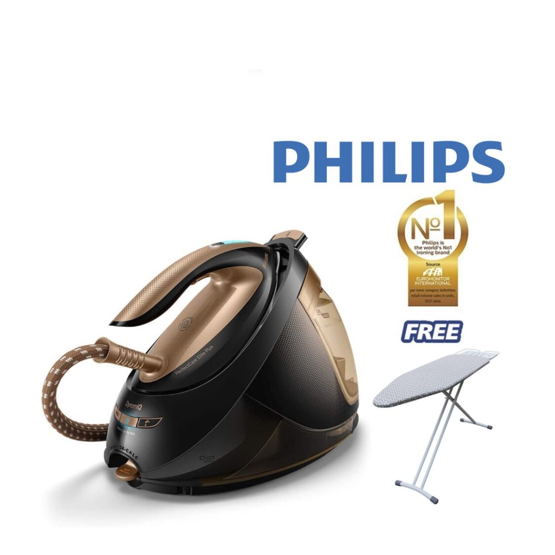 PHILIPS PerfectCare Elite Plus Steam Generator Iron / Free: PHILIPS Ironing  Board(GC9682/86 & GC221/88) Metro Department Store