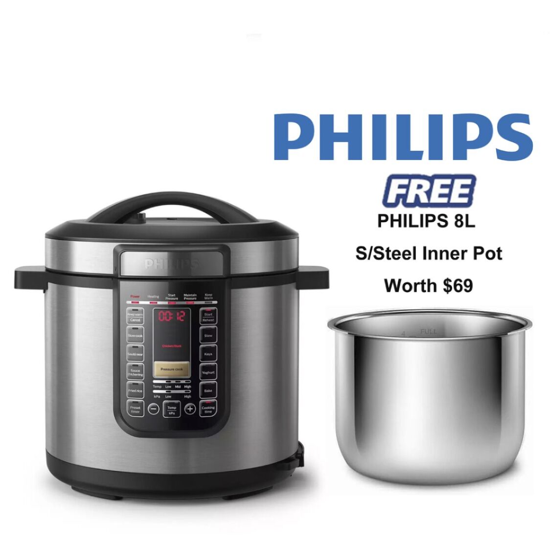 philips all in one multi cooker 8l