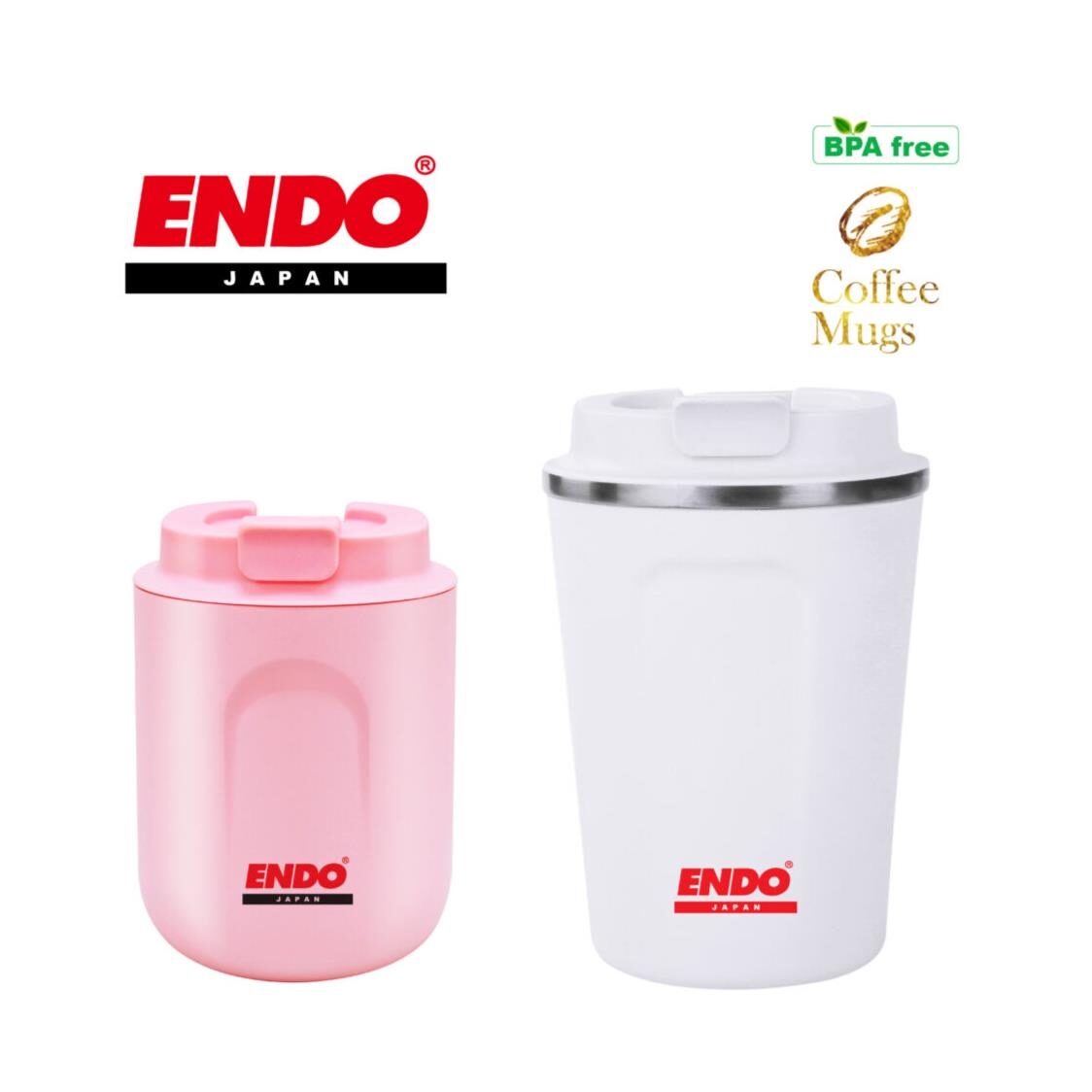 Endo 250ml380ml SS Coffee Mug Set 