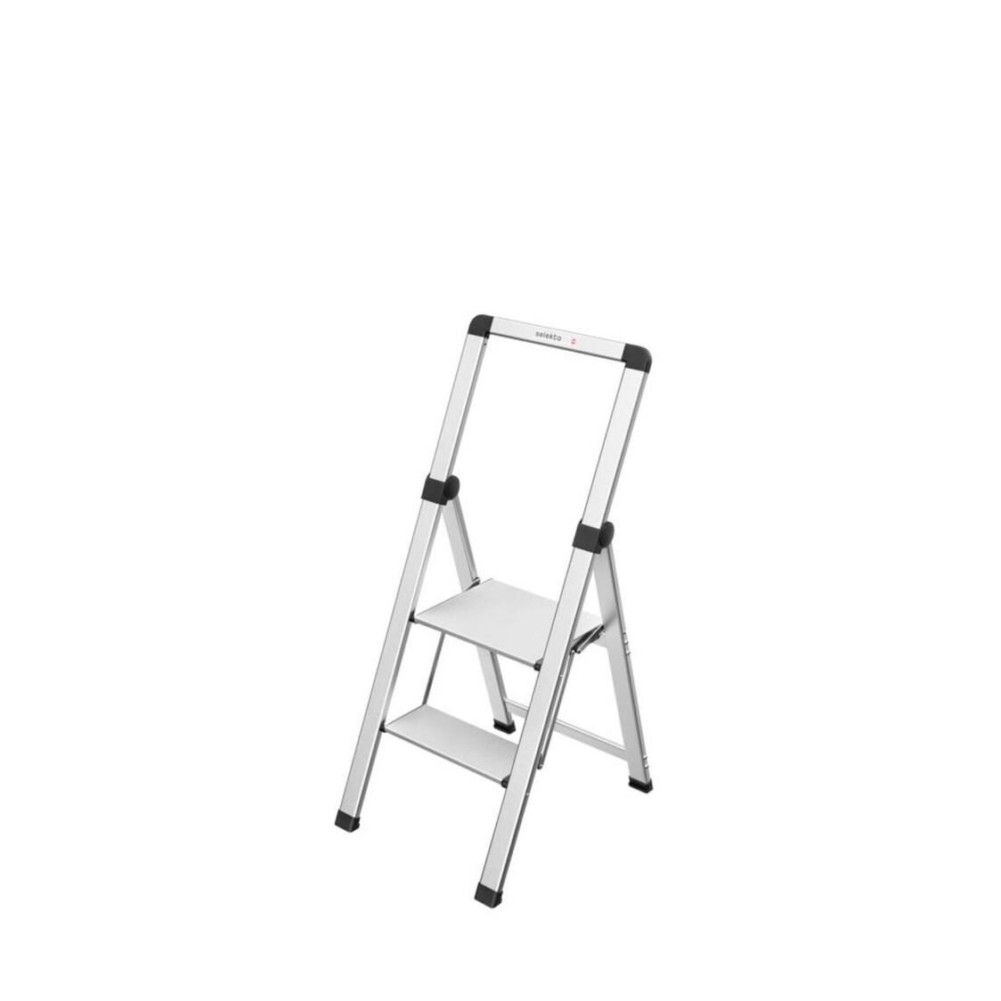 Hailo DK40 Basicline 2 Step Stool White Ladder