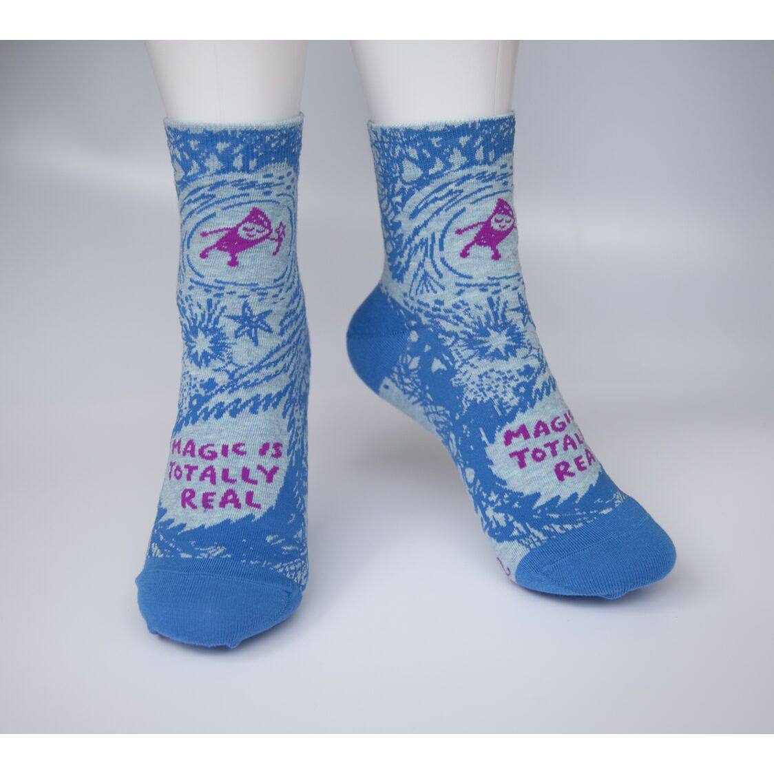 Blue Q Womens Ankle Socks - Magic Is Totally Real