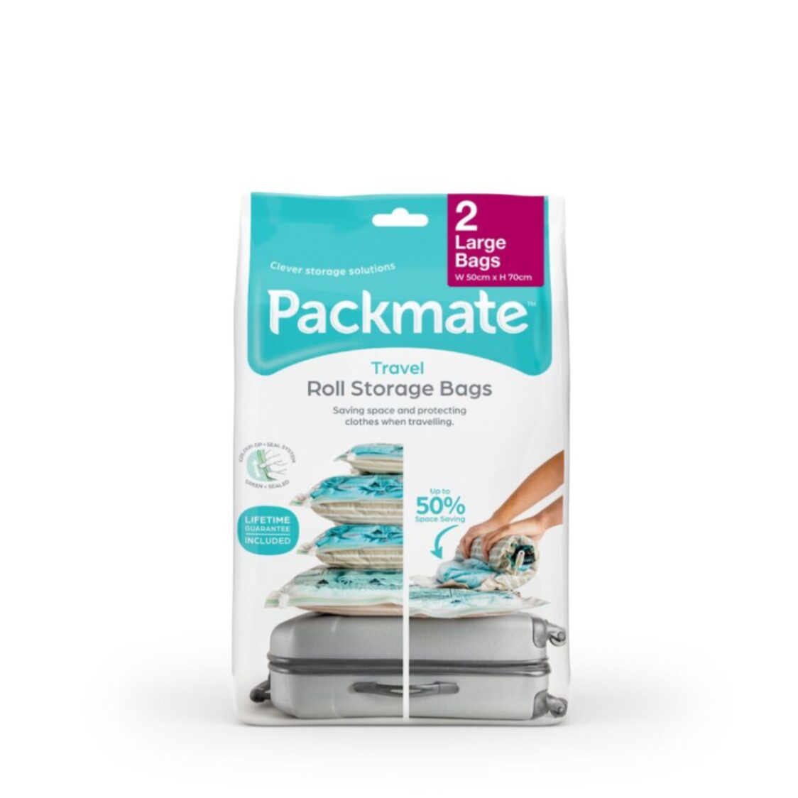 Pack Mate Storage Bags - 2 Large Travel  Roll Bag set