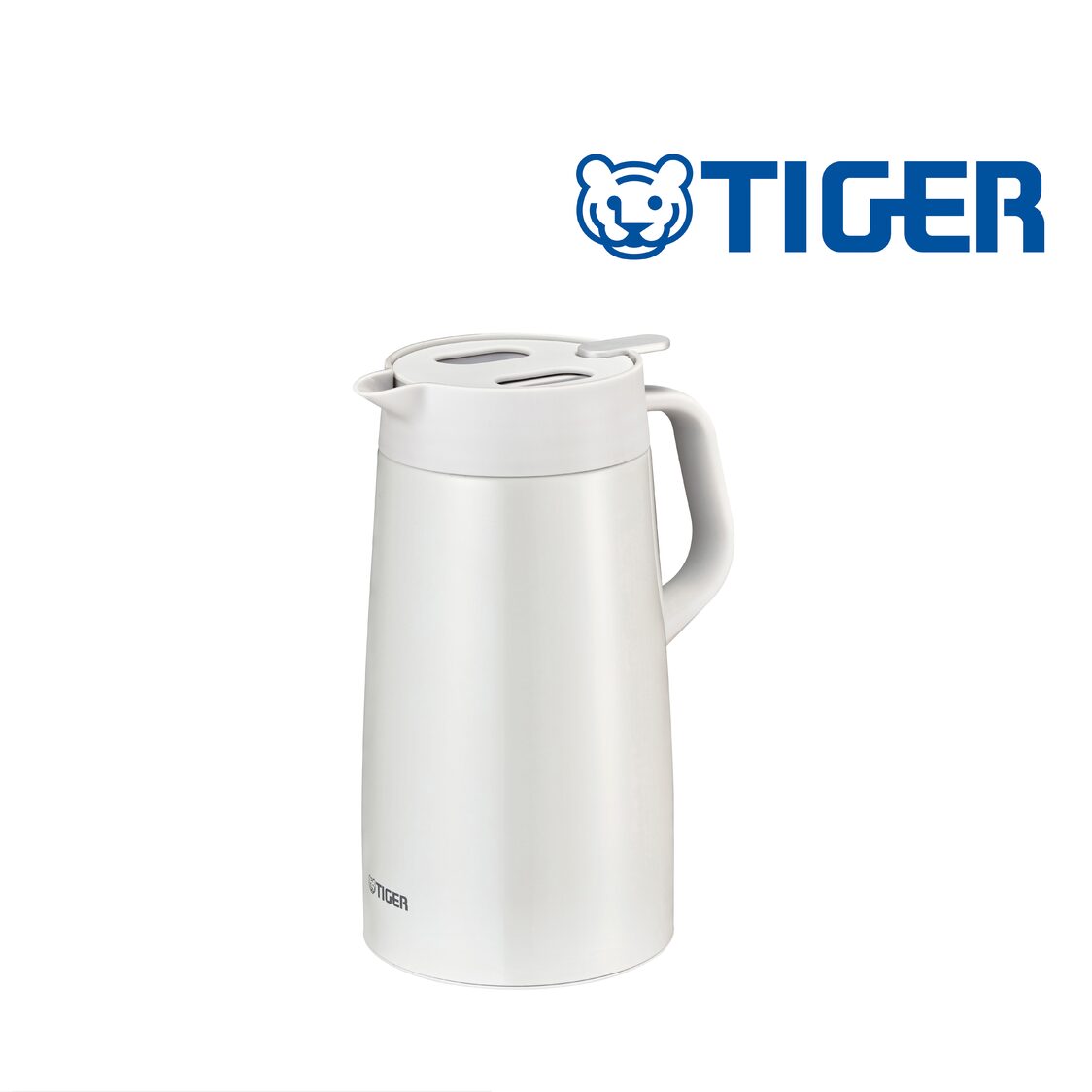 TIGER 16L Double Stainless Steel Handy Jug - White PWO-A160W