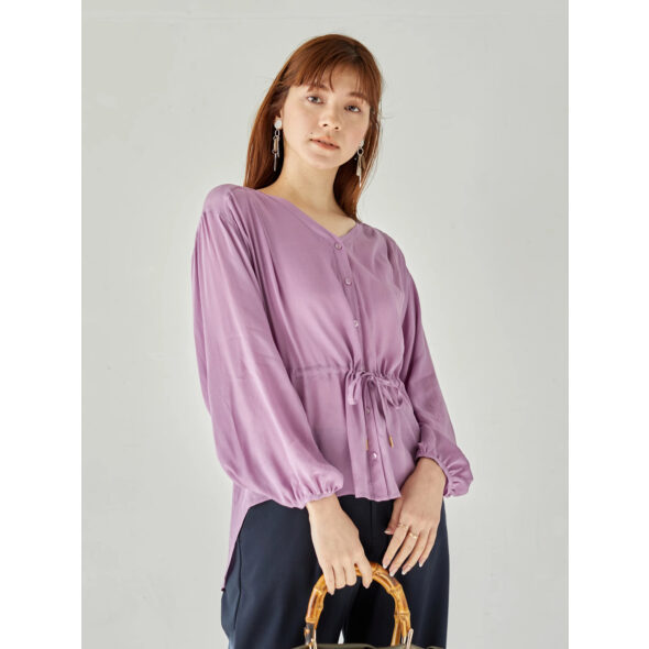 Yecca Vecca Desing Blouse Purple Metro Department Store