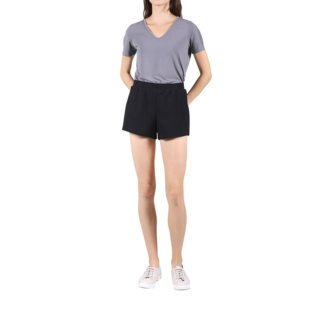 Marissa Sports Essentials Relaxed Woven Shorts Black Metro Department Store