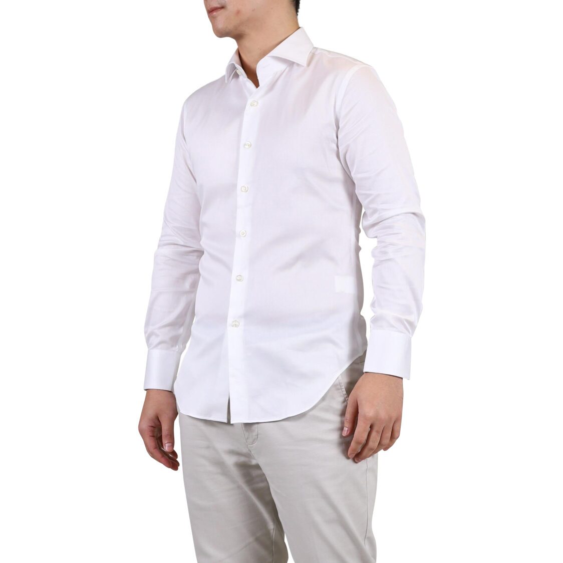 Kiro Long Sleeve Shirt Classic White