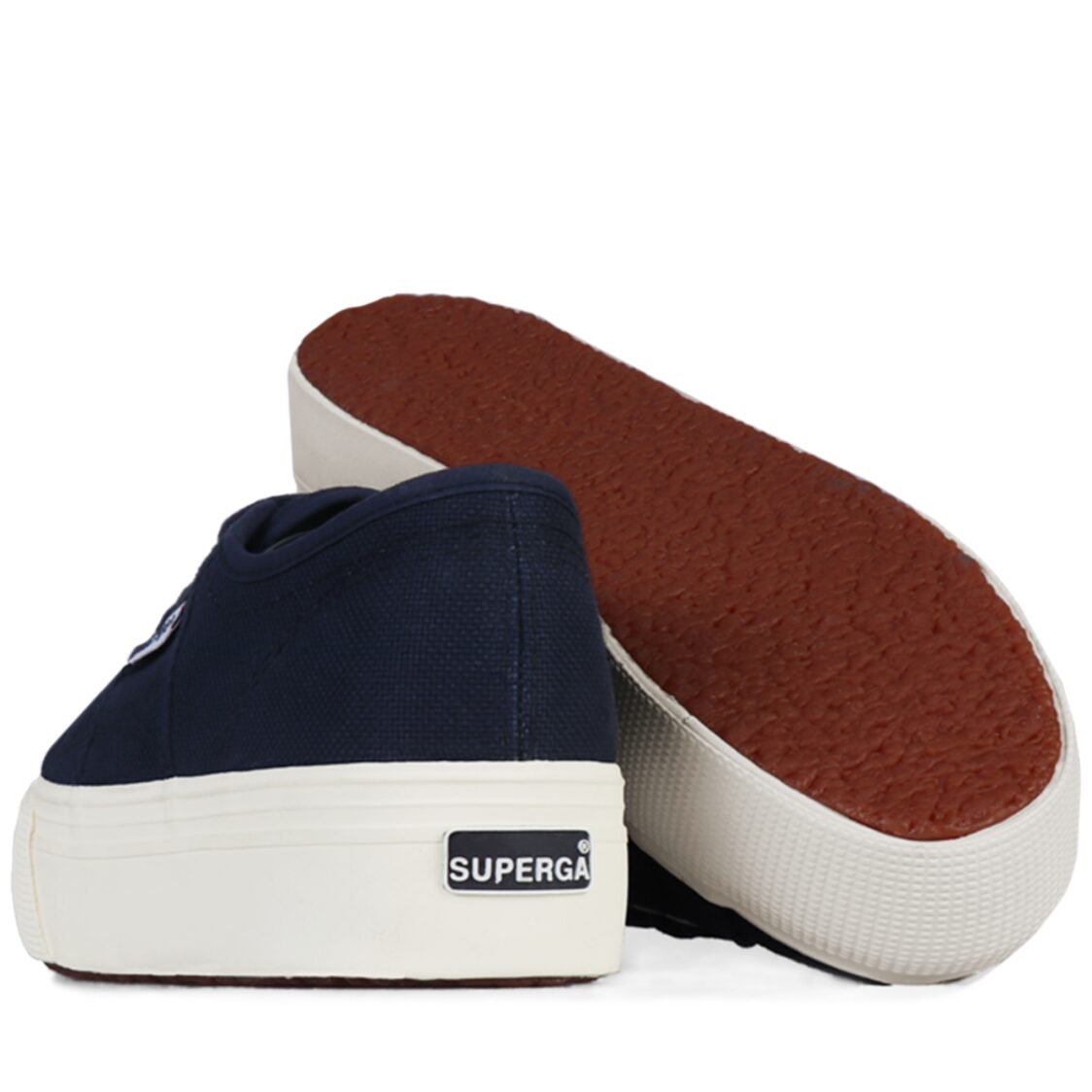 Superga flatform outlet navy