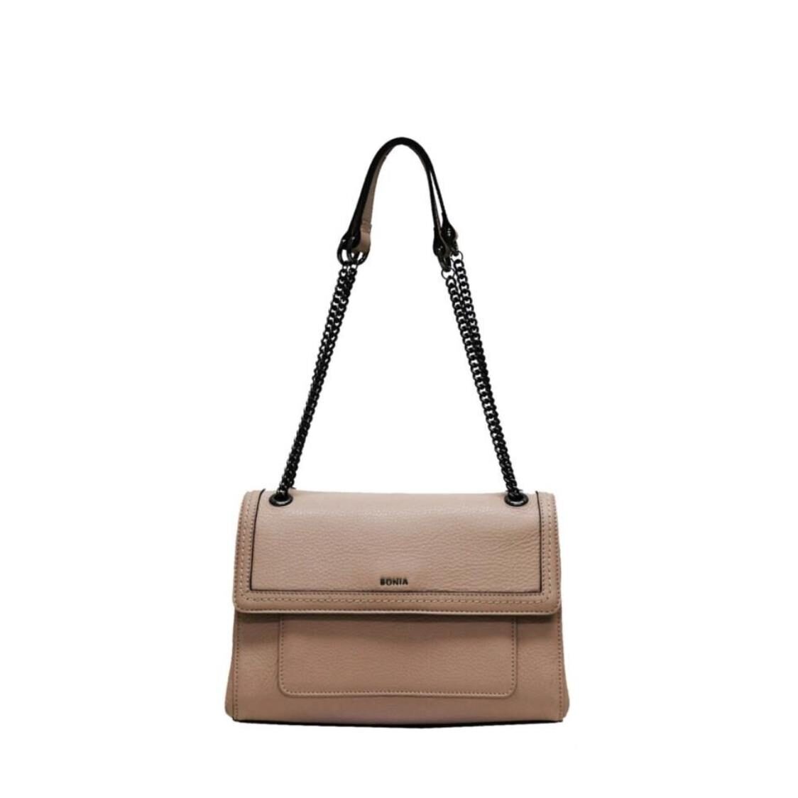 Bonia Leather Shoulder Bag M 801411-003-64