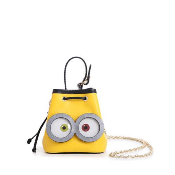 FION Minions Leather Mini Crossbody & Shoulder Handbag