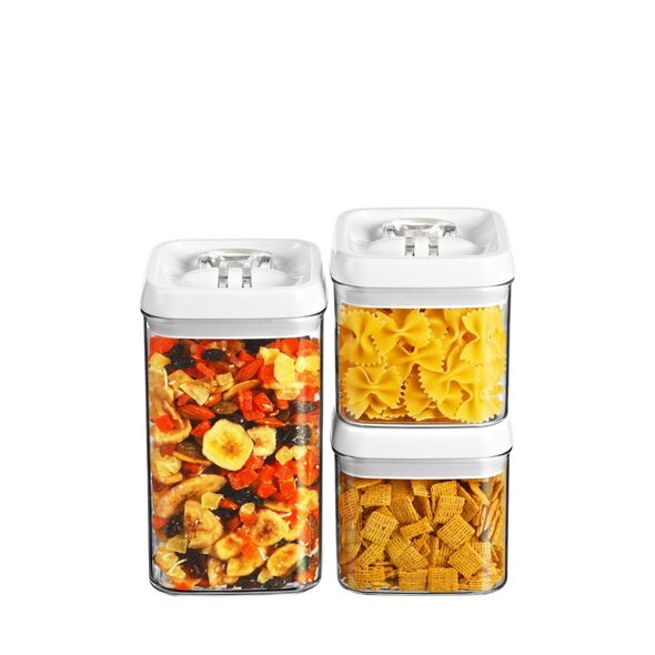 Felli Clear Flip-Tite Cookie Jar Container