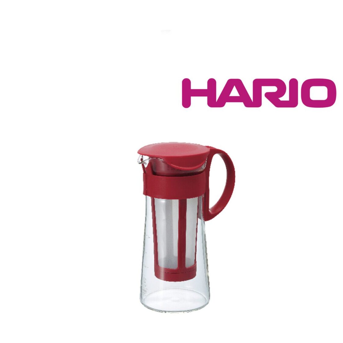 Hario Mizudashi Cold Brew Coffee Pot 600 ml. Red