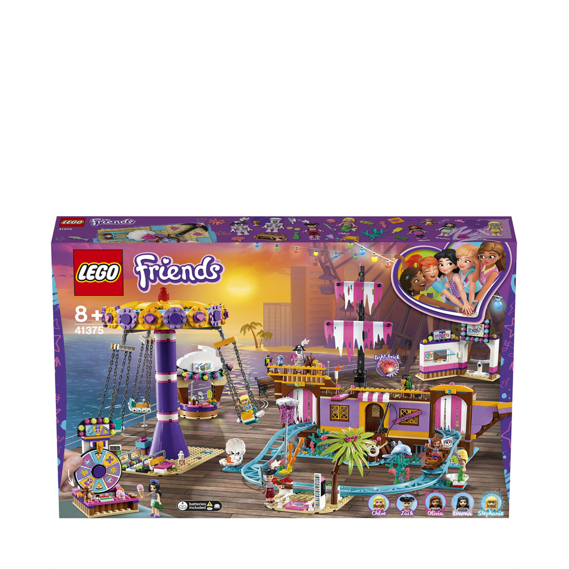 lego friends pirate ship amusement park