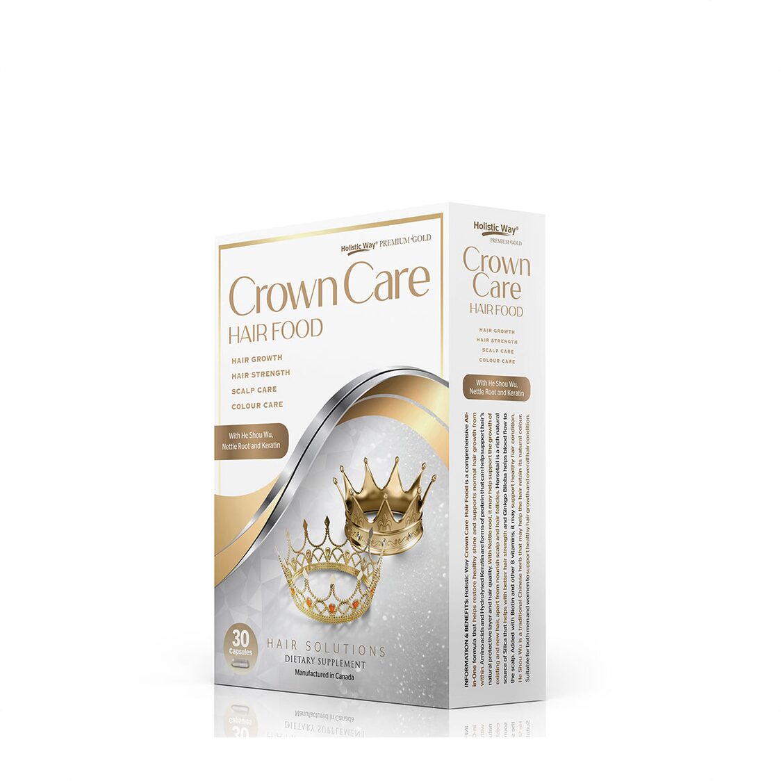 Holistic Way Premium Gold Crown Care Hair Food 