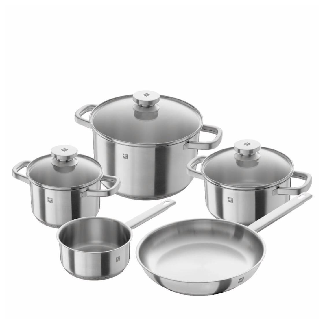  ZWILLING Cookware Set Essence, Silver, 4-Piece : Home & Kitchen