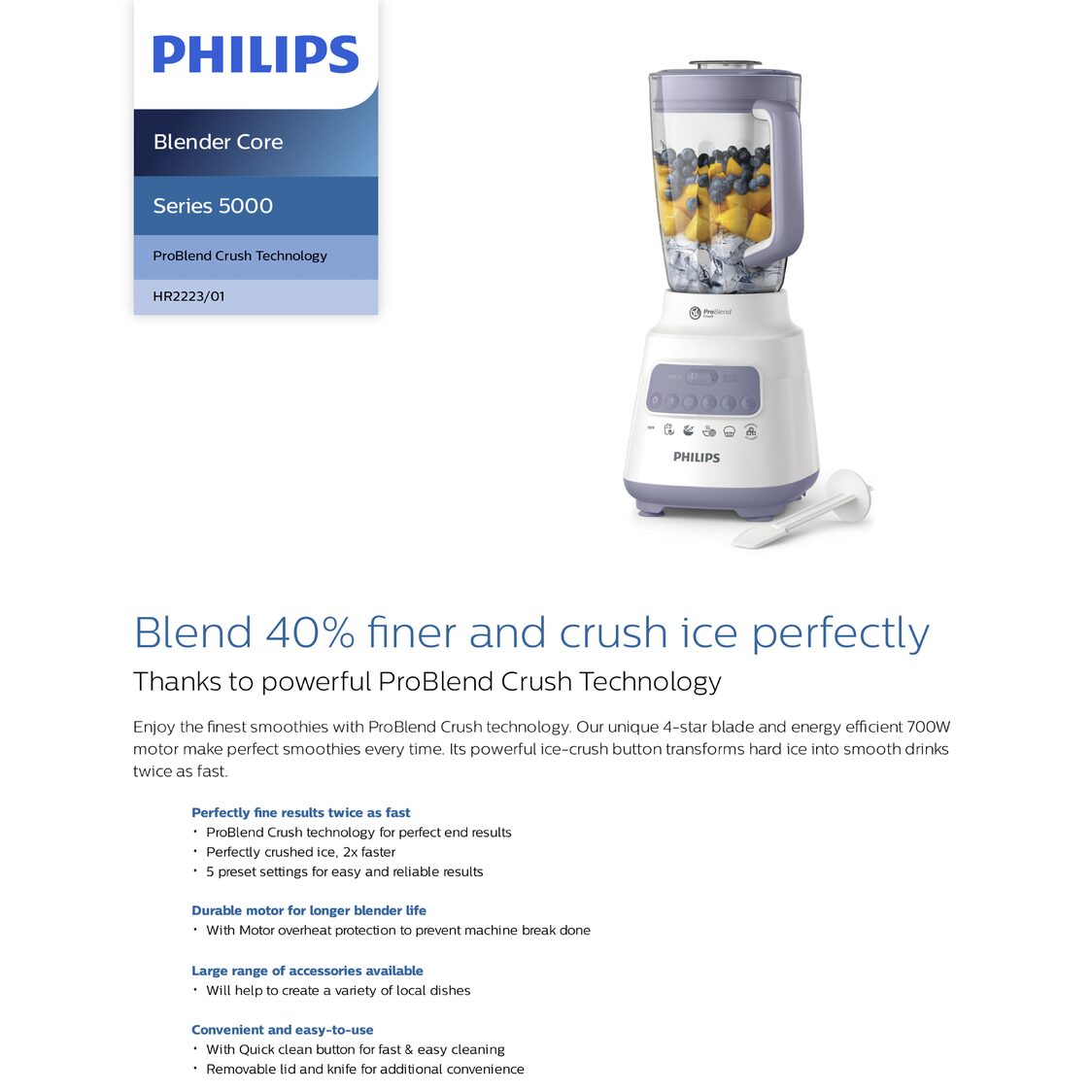 Philips Blender Series 5000 