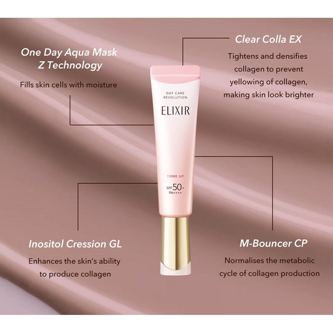 ELIXIR DAY CARE REVOLUTION TONE UP 2本セット ELIXIR DAY CARE REVOLUTION TONE UP — SHISEIDO CREATIVE