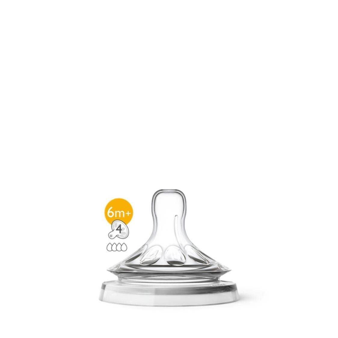 Philips Avent Natural Teats 6M 4H