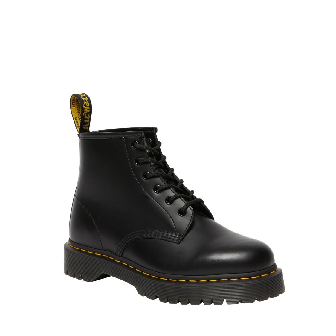 Dr.Martens 101 Bex 6 Eye Boot- Black Smooth Metro Department Store