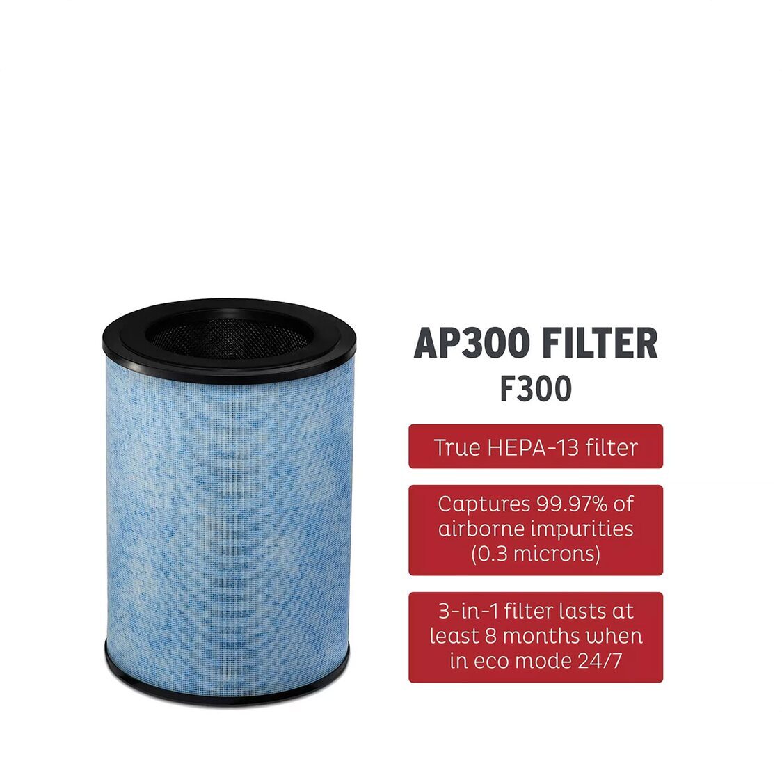 Instant Air Purifier True Hepa-13 Filter ACCAF
