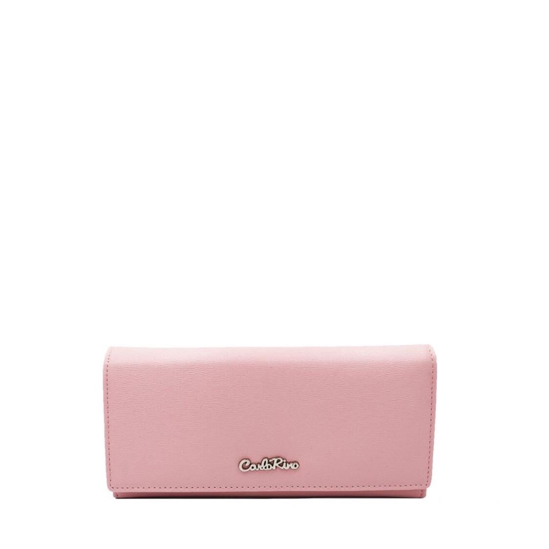 Carlo Rino 2 Fold Long Wallet Pink 34997-503-24