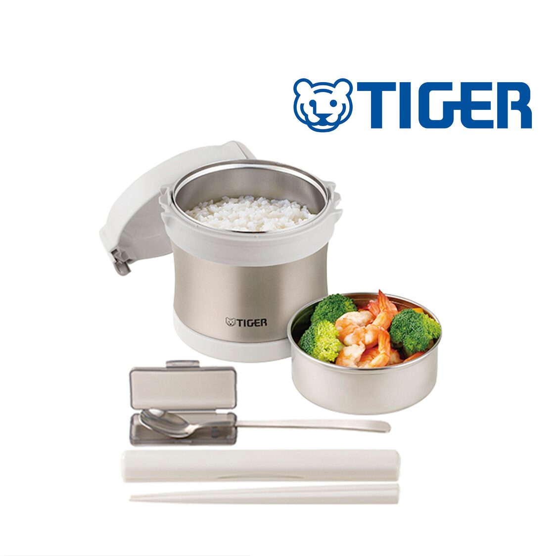 TIGER Stainless Steel Lunch Box LXB-A100 XC