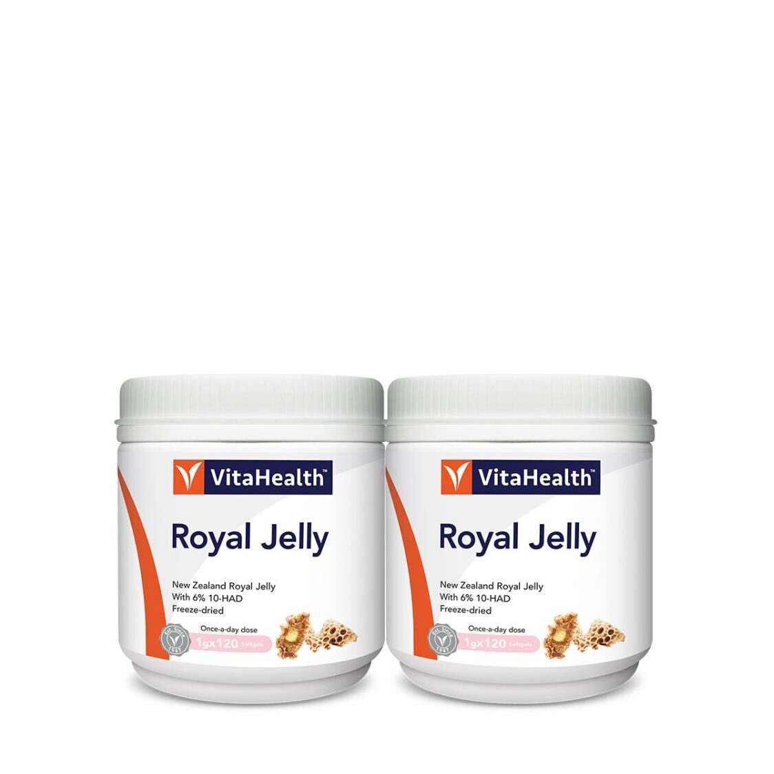VitaHealth New Zealand Royal Jelly 2x120 Softgels
